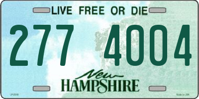 NH license plate 2774004