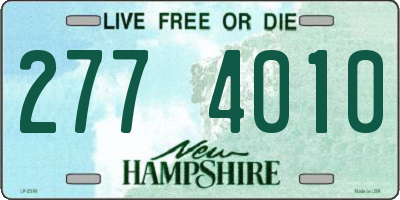 NH license plate 2774010
