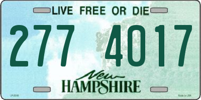 NH license plate 2774017