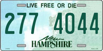 NH license plate 2774044