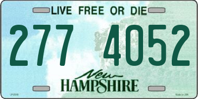 NH license plate 2774052