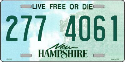 NH license plate 2774061
