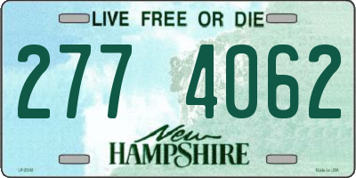 NH license plate 2774062