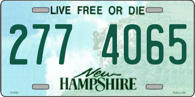 NH license plate 2774065