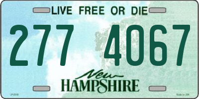 NH license plate 2774067