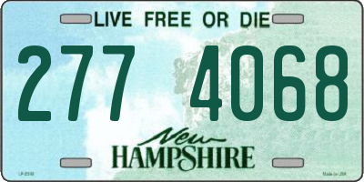 NH license plate 2774068