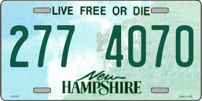 NH license plate 2774070