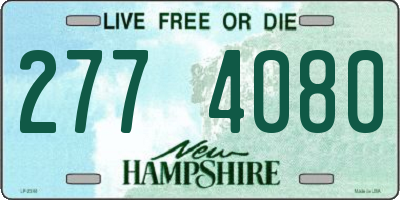 NH license plate 2774080