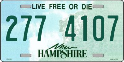 NH license plate 2774107