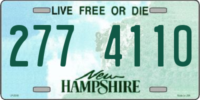 NH license plate 2774110