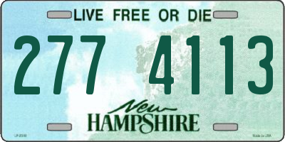 NH license plate 2774113