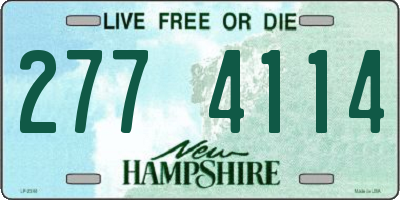 NH license plate 2774114