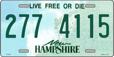 NH license plate 2774115
