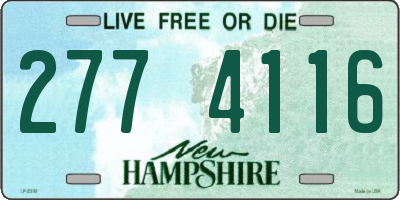 NH license plate 2774116