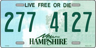 NH license plate 2774127