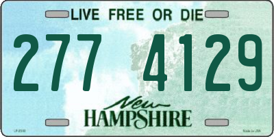 NH license plate 2774129