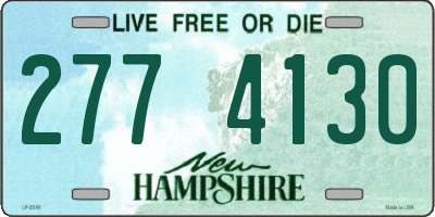 NH license plate 2774130