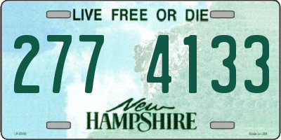 NH license plate 2774133