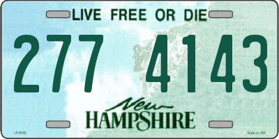 NH license plate 2774143