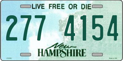 NH license plate 2774154