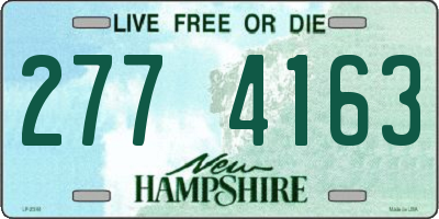 NH license plate 2774163