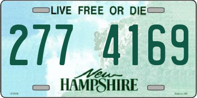 NH license plate 2774169
