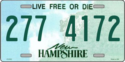 NH license plate 2774172