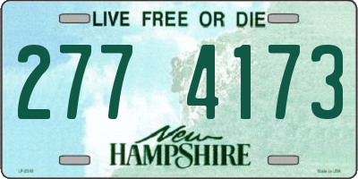 NH license plate 2774173