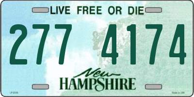 NH license plate 2774174