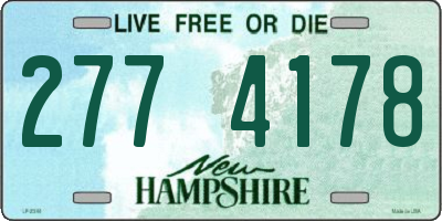 NH license plate 2774178