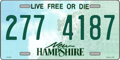 NH license plate 2774187