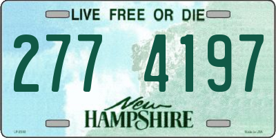 NH license plate 2774197