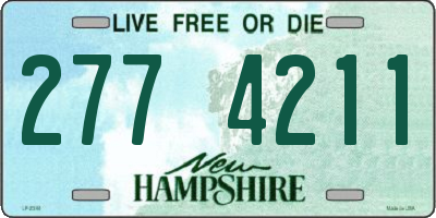 NH license plate 2774211