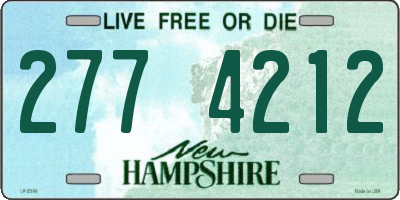 NH license plate 2774212