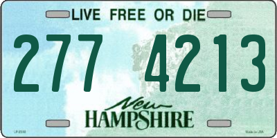 NH license plate 2774213