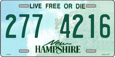 NH license plate 2774216