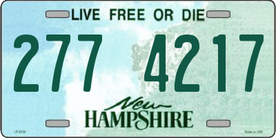 NH license plate 2774217