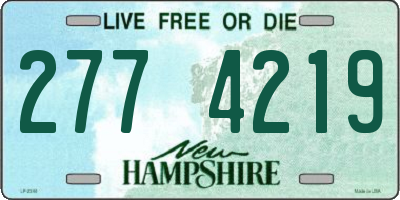 NH license plate 2774219