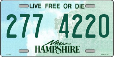 NH license plate 2774220