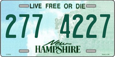 NH license plate 2774227