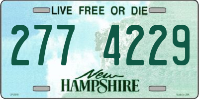 NH license plate 2774229