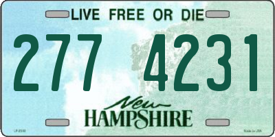 NH license plate 2774231