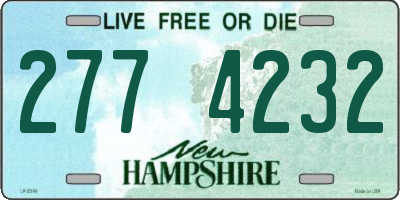 NH license plate 2774232