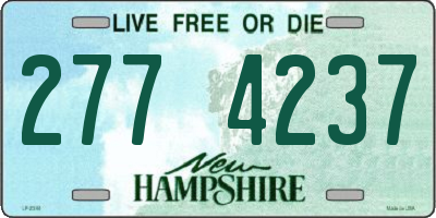 NH license plate 2774237