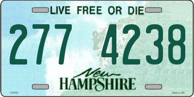 NH license plate 2774238