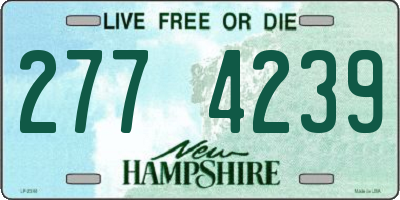 NH license plate 2774239