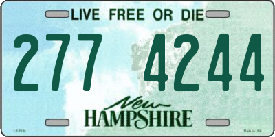 NH license plate 2774244