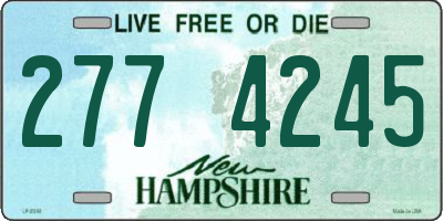 NH license plate 2774245