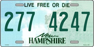 NH license plate 2774247