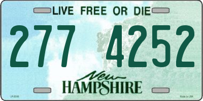 NH license plate 2774252
